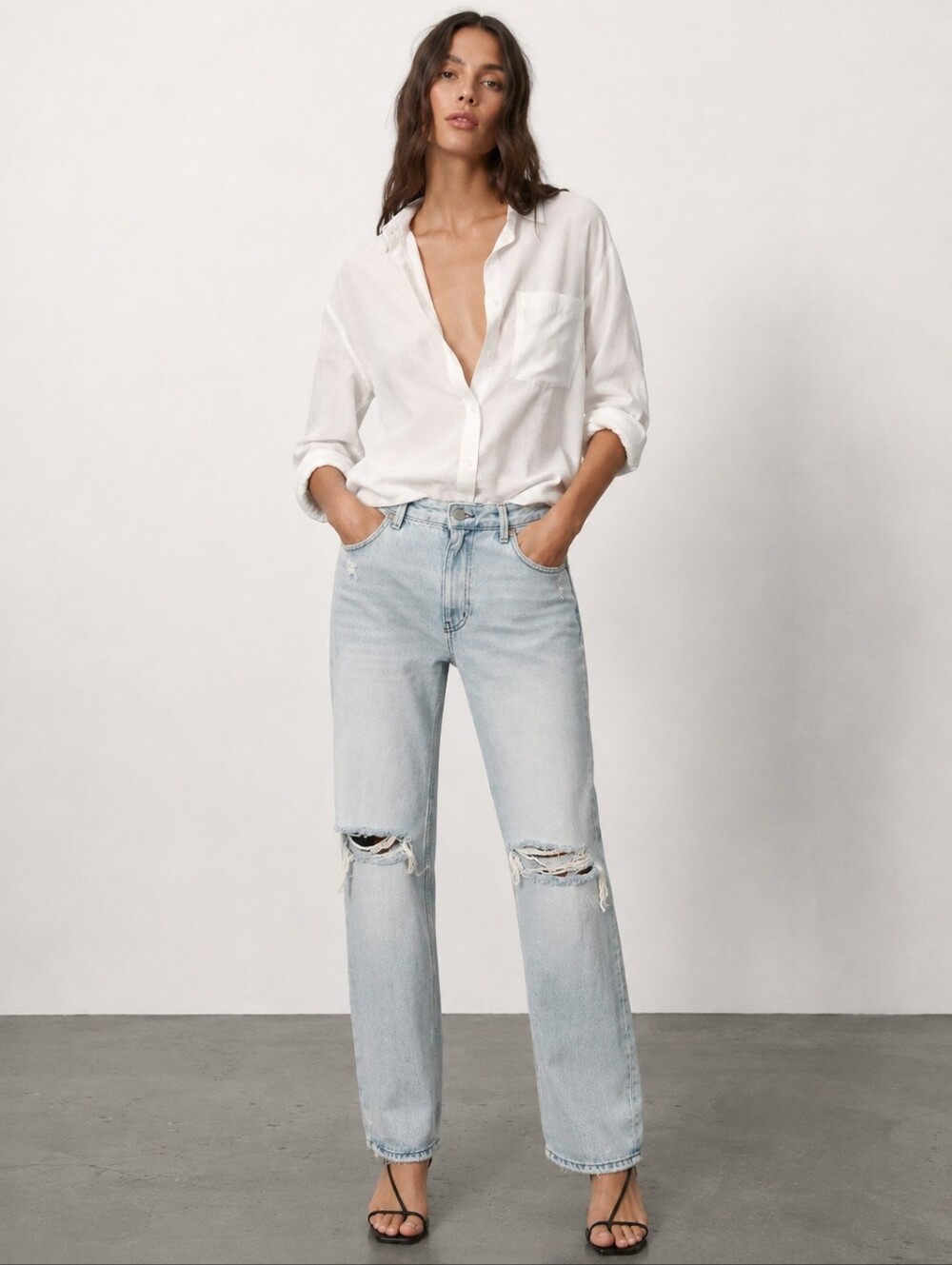 ❤️ ZARA HIGH RISE BOYFRIEND JEANS, 2 (26)
